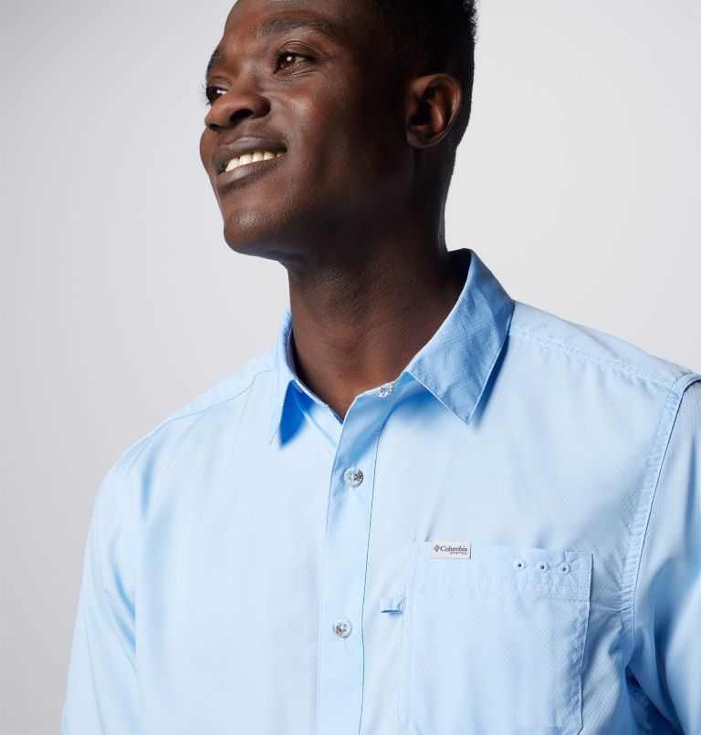 Men’s PFG Slack Tide Camp Shirt, Color: Sail, image 5