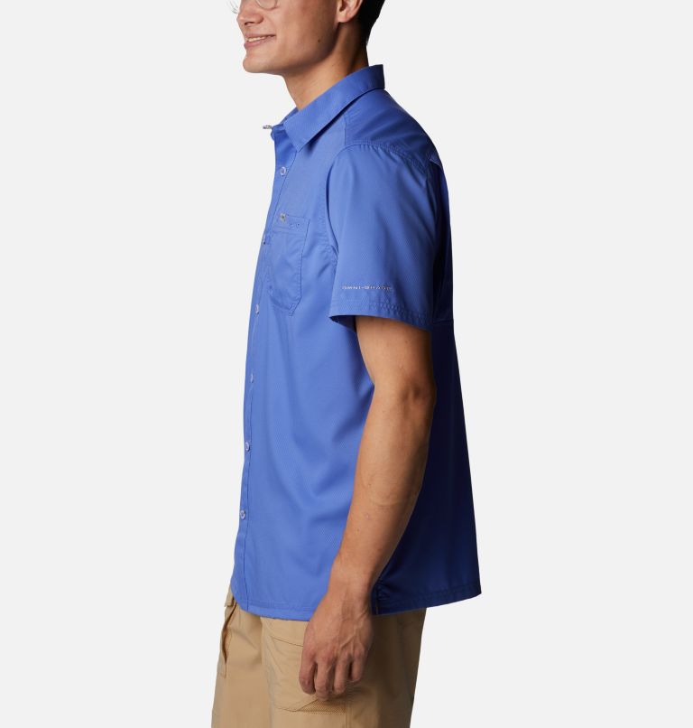 Men's PFG Slack Tide Camp Shirt - Tall, Color: Violet Sea, image 3