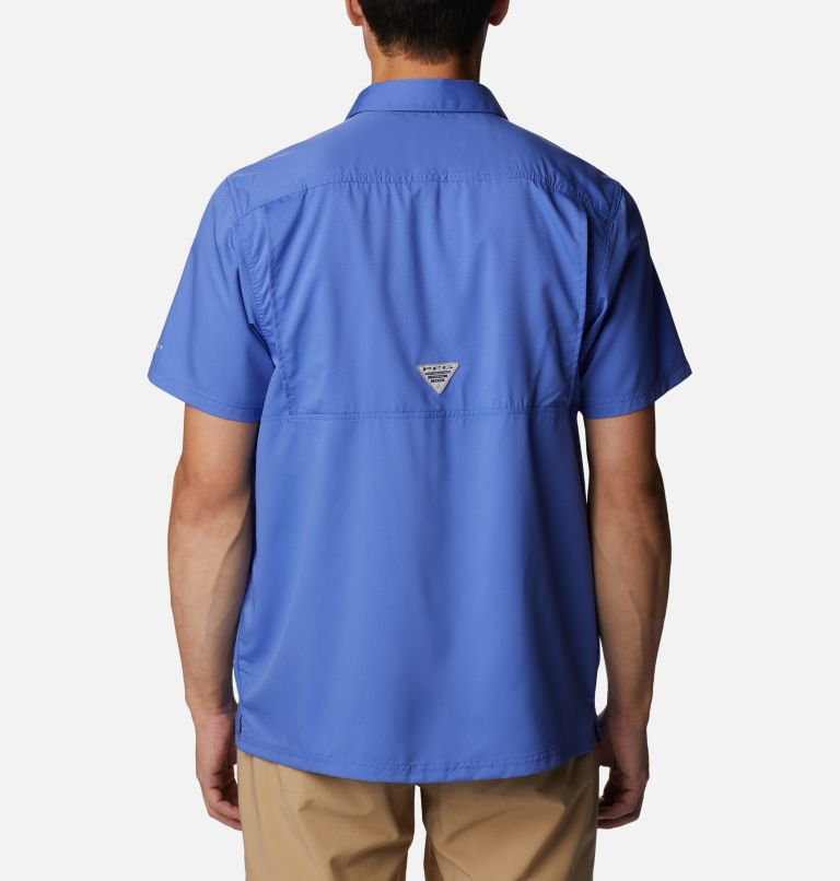 Men's PFG Slack Tide Camp Shirt - Tall, Color: Violet Sea, image 2