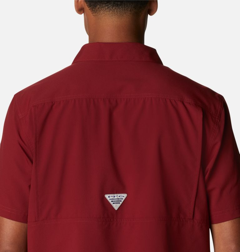 Thumbnail: Men’s PFG Slack Tide Camp Shirt, Color: Red Jasper, image 5