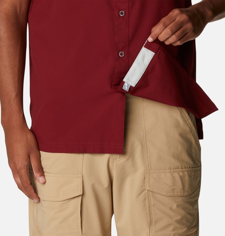Thumbnail: Men’s PFG Slack Tide Camp Shirt, Color: Red Jasper, image 6