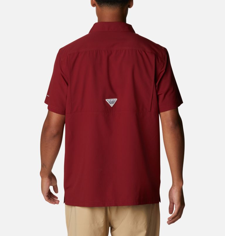 Thumbnail: Men’s PFG Slack Tide Camp Shirt, Color: Red Jasper, image 2