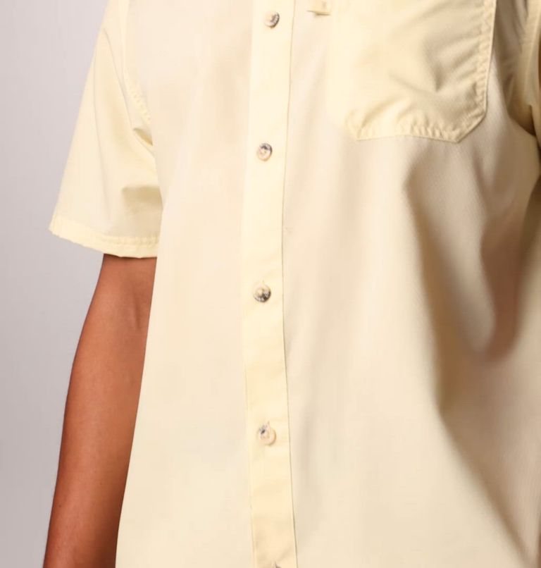 Men’s PFG Slack Tide Camp Shirt, Color: Lemon Wash