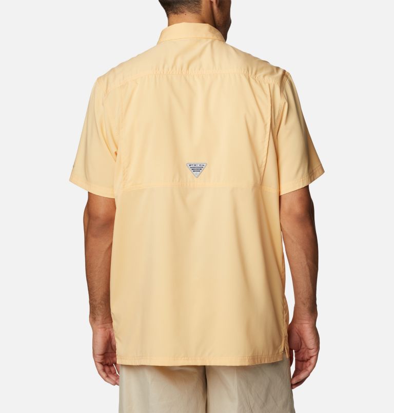 Men's PFG Slack Tide Camp Shirt - Tall, Color: Cocoa Butter, image 2
