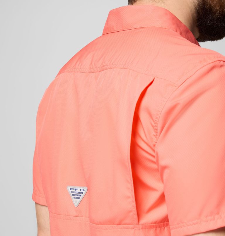 Men’s PFG Slack Tide Camp Shirt, Color: Melonade, image 7
