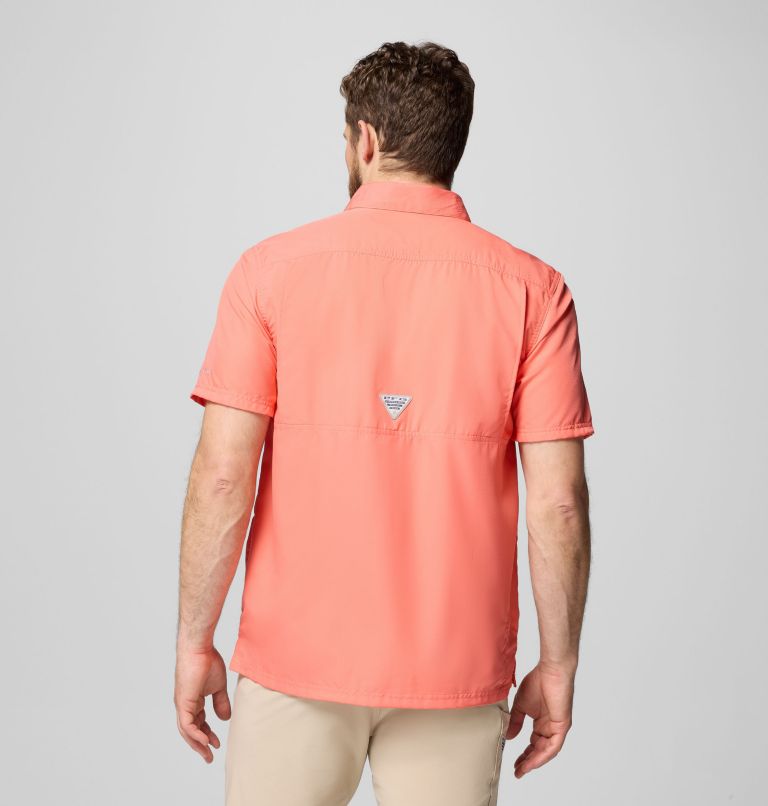 Men’s PFG Slack Tide Camp Shirt, Color: Melonade, image 3