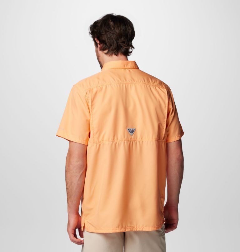 Men’s PFG Slack Tide Camp Shirt, Color: Bright Nectar, image 2