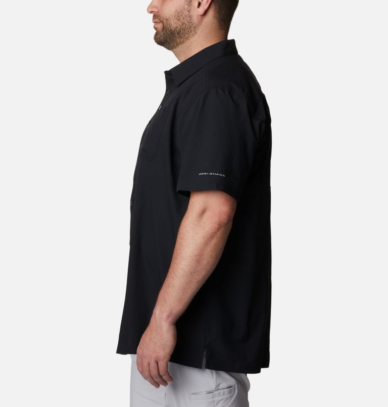 Men’s PFG Slack Tide Camp Shirt - Big, Color: Black, image 3