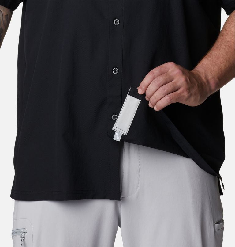 Men’s PFG Slack Tide Camp Shirt - Big, Color: Black, image 6