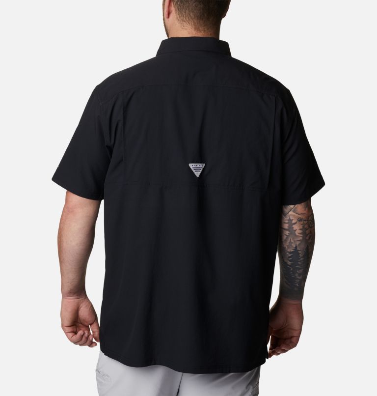 Men’s PFG Slack Tide Camp Shirt - Big, Color: Black, image 2