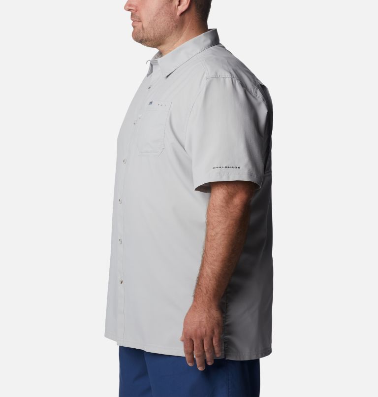 Men’s PFG Slack Tide Camp Shirt - Big, Color: Cool Grey, image 3