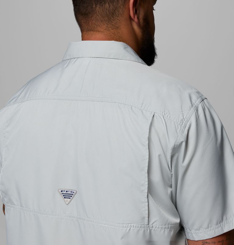 Men’s PFG Slack Tide Camp Shirt - Big, Color: Cool Grey, image 7
