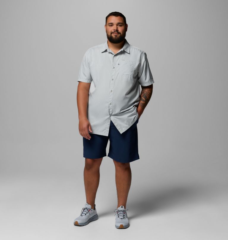 Men’s PFG Slack Tide Camp Shirt - Big, Color: Cool Grey, image 2