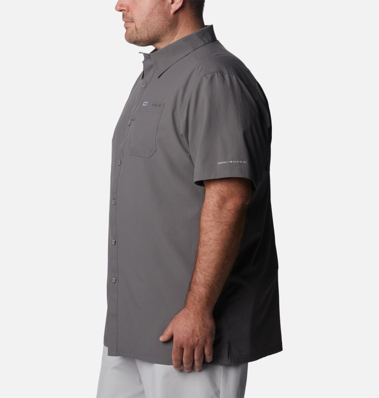 Men’s PFG Slack Tide Camp Shirt - Big, Color: City Grey, image 3