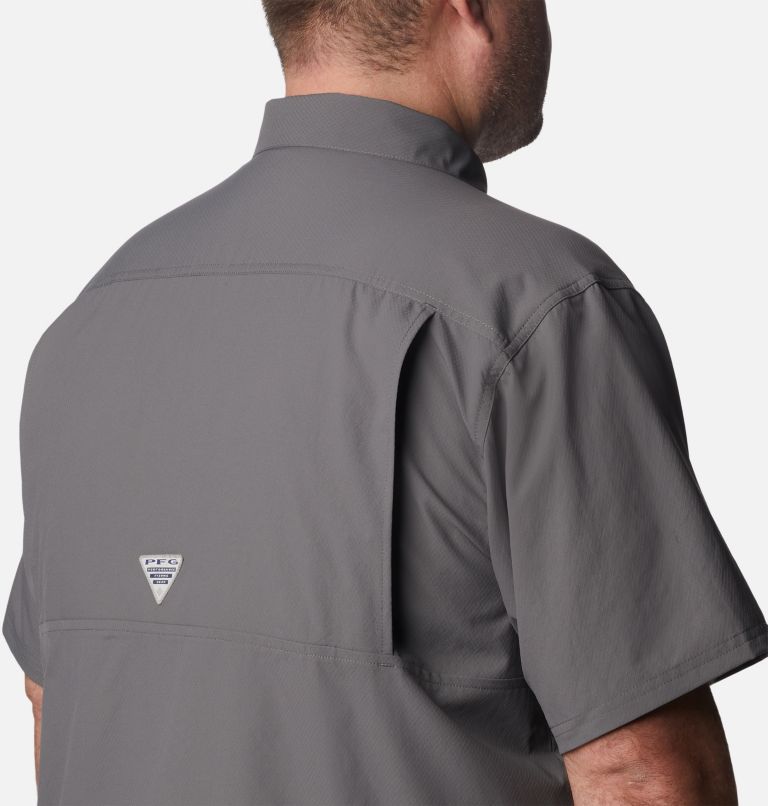 Thumbnail: Men’s PFG Slack Tide Camp Shirt - Big, Color: City Grey, image 5