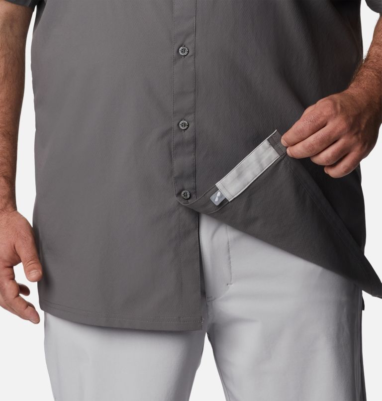 Men’s PFG Slack Tide Camp Shirt - Big, Color: City Grey, image 6