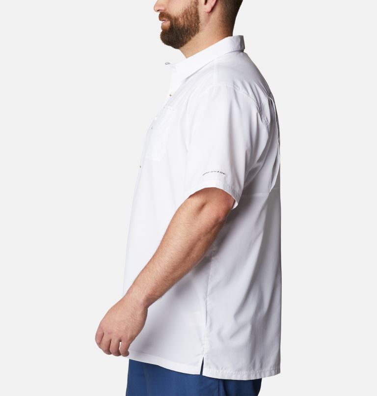 Men’s PFG Slack Tide Camp Shirt - Big, Color: White, image 3
