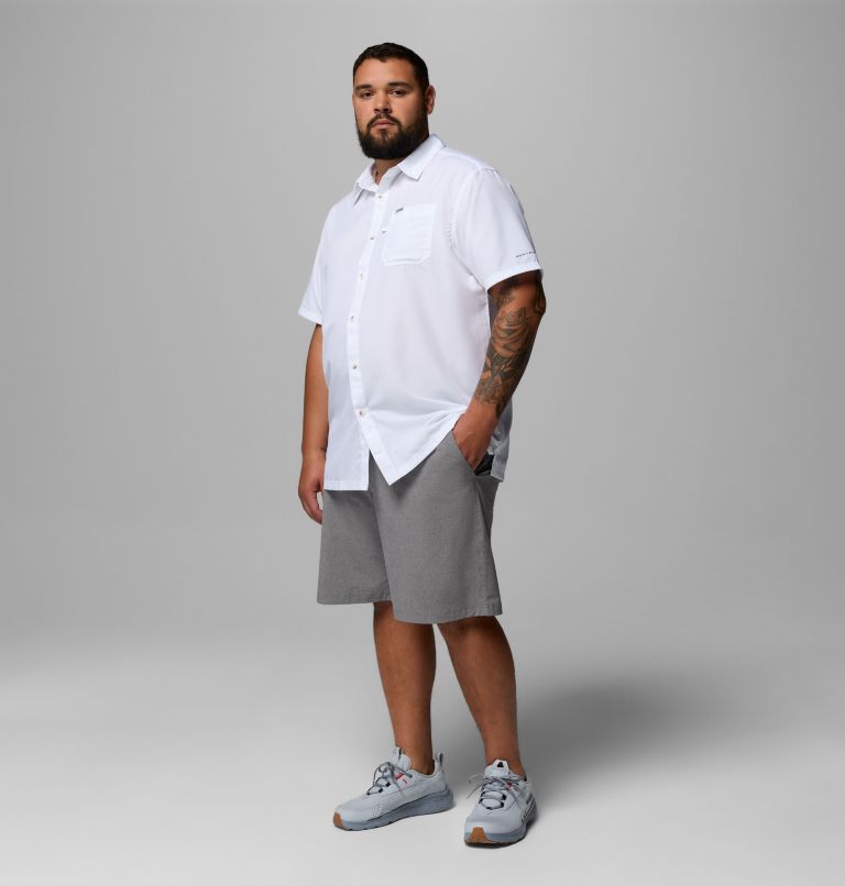 Men’s PFG Slack Tide Camp Shirt - Big, Color: White, image 2