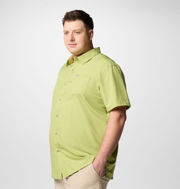 Men’s PFG Slack Tide Camp Shirt - Big, Color: Pear, image 4