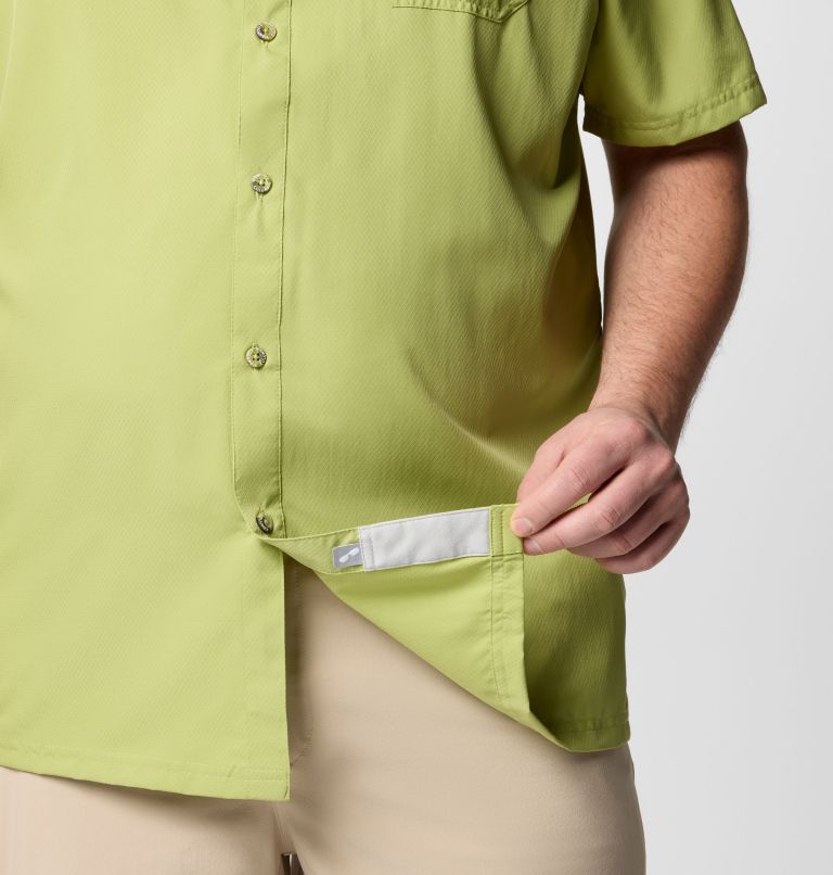 Men’s PFG Slack Tide Camp Shirt - Big, Color: Pear, image 7