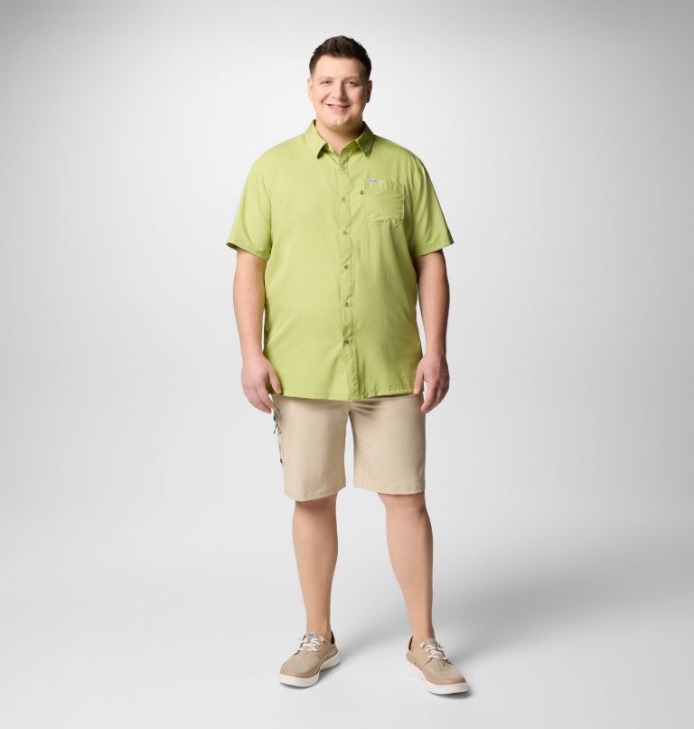 Men’s PFG Slack Tide Camp Shirt - Big, Color: Pear, image 2