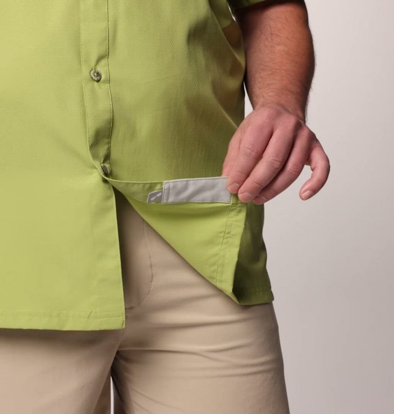 Men’s PFG Slack Tide Camp Shirt - Big, Color: Pear