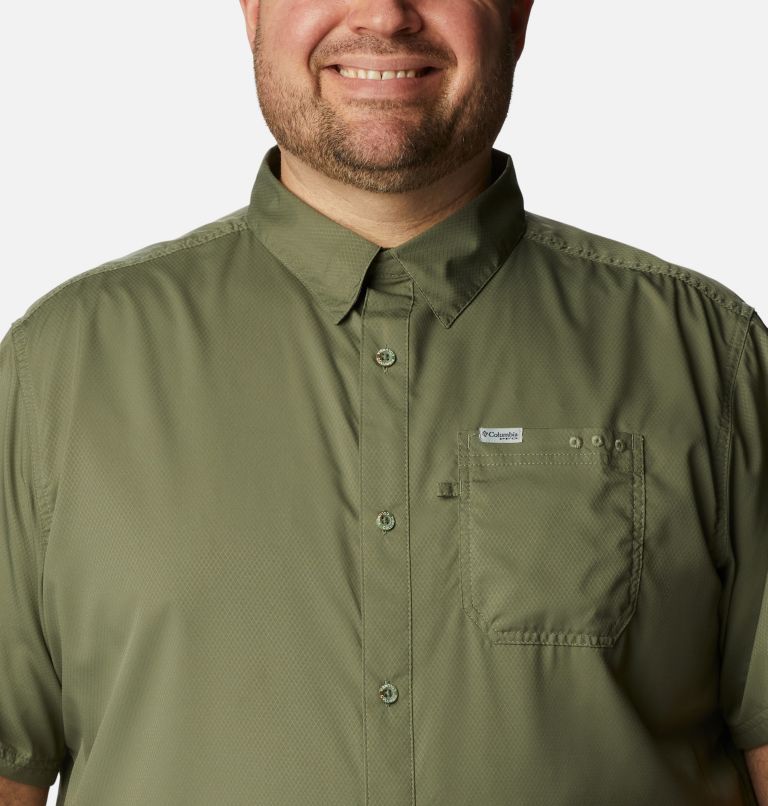 Men’s PFG Slack Tide Camp Shirt - Big, Color: Cypress, image 4