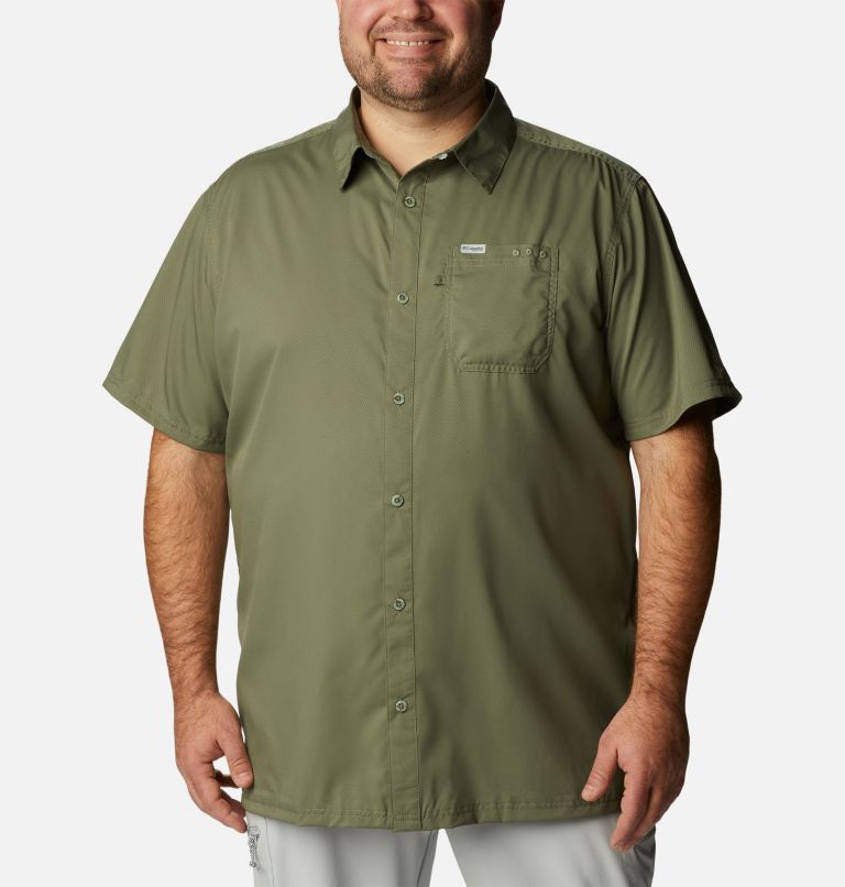 Thumbnail: Men’s PFG Slack Tide Camp Shirt - Big, Color: Cypress, image 1