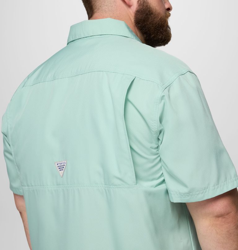 Men’s PFG Slack Tide Camp Shirt - Big, Color: Misty Jade, image 7