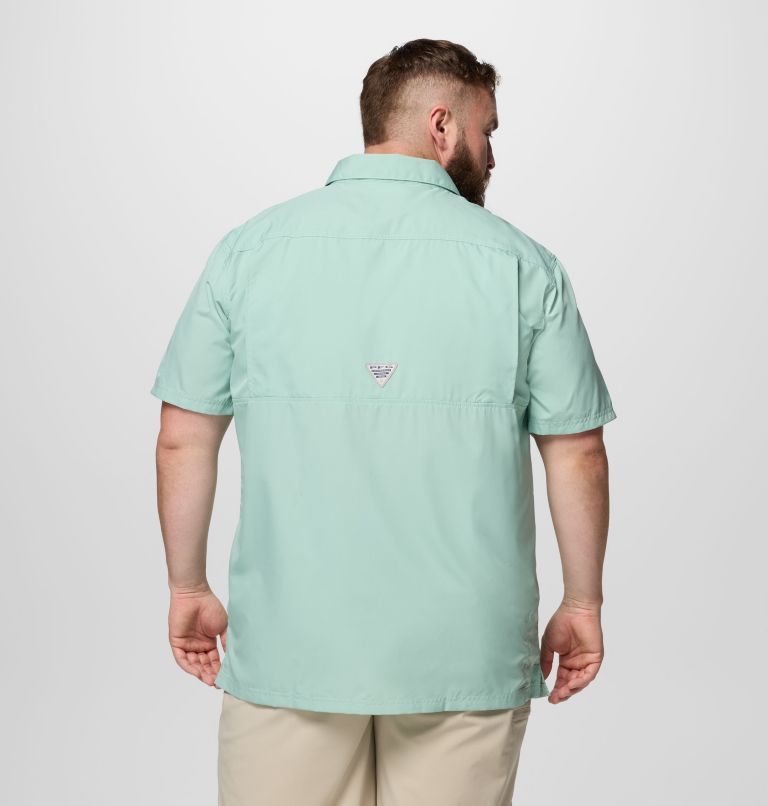 Men’s PFG Slack Tide Camp Shirt - Big, Color: Misty Jade, image 3