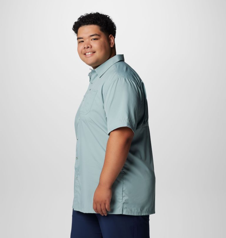 Men’s PFG Slack Tide Camp Shirt - Big, Color: Crushed Blue, image 4
