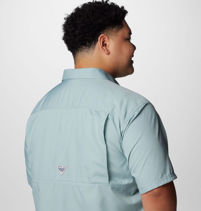 Men’s PFG Slack Tide Camp Shirt - Big, Color: Crushed Blue, image 6