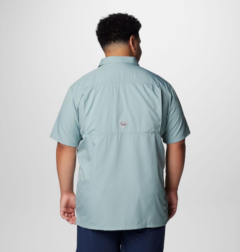 Men’s PFG Slack Tide Camp Shirt - Big, Color: Crushed Blue, image 2