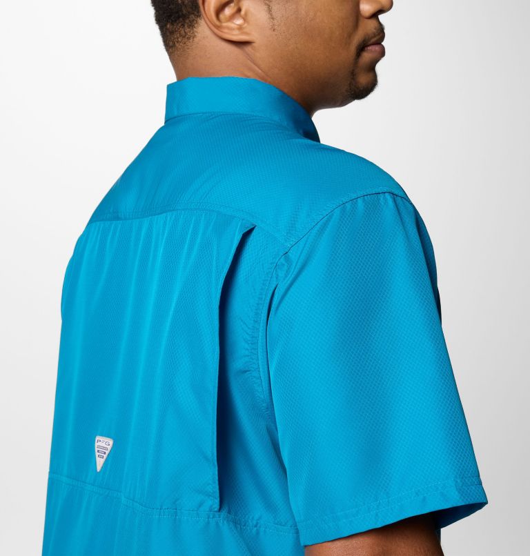 Men’s PFG Slack Tide Camp Shirt - Big, Color: Blue Echo, image 6