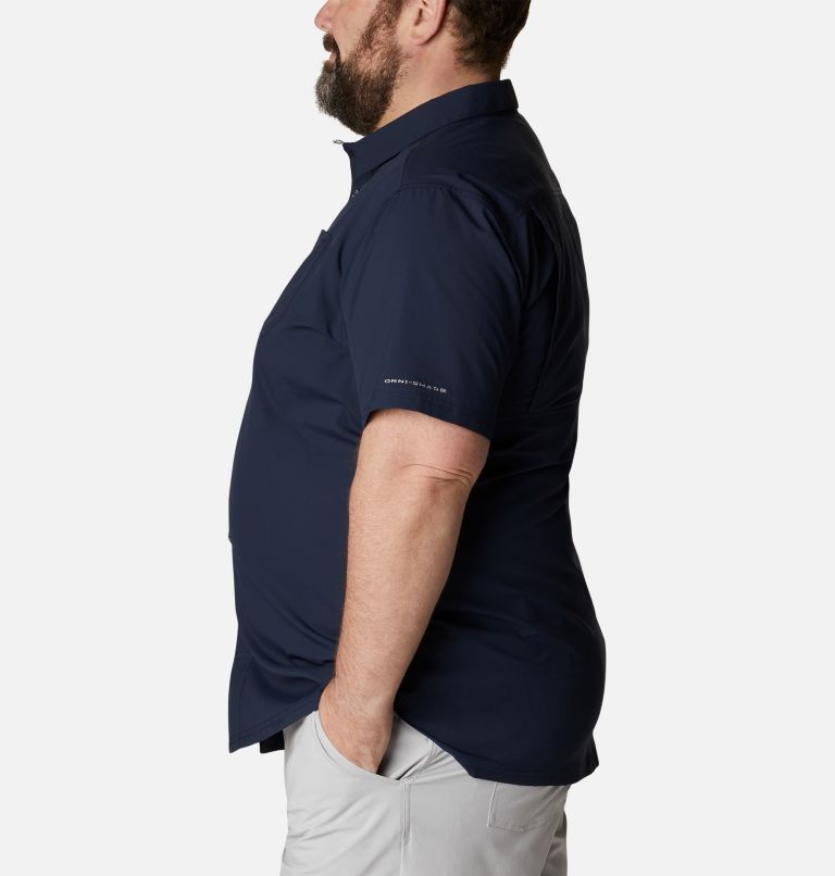 Men’s PFG Slack Tide Camp Shirt - Big, Color: Collegiate Navy, image 3