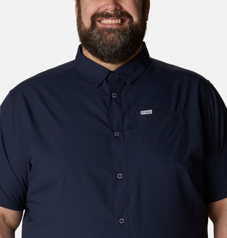 Men’s PFG Slack Tide Camp Shirt - Big, Color: Collegiate Navy, image 4