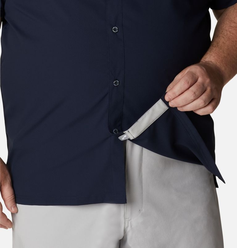 Men’s PFG Slack Tide Camp Shirt - Big, Color: Collegiate Navy, image 6
