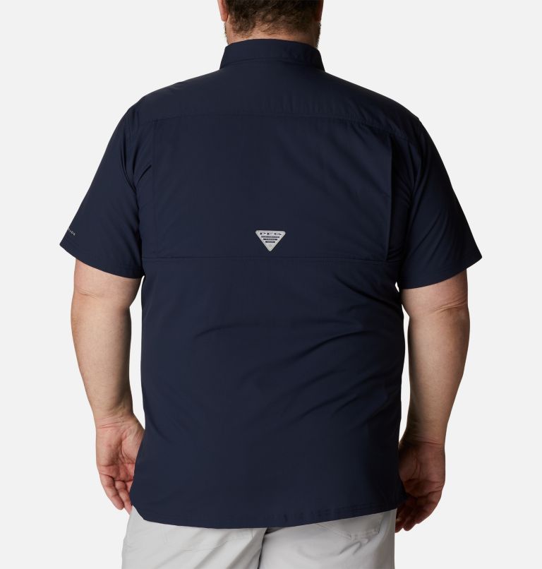 Men’s PFG Slack Tide Camp Shirt - Big, Color: Collegiate Navy, image 2