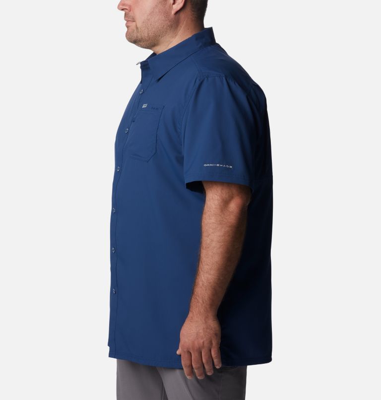 Men’s PFG Slack Tide Camp Shirt - Big, Color: Carbon, image 3