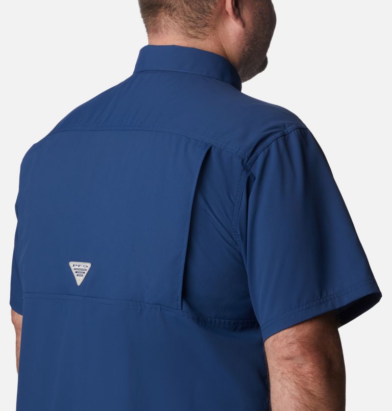 Thumbnail: Men’s PFG Slack Tide Camp Shirt - Big, Color: Carbon, image 5