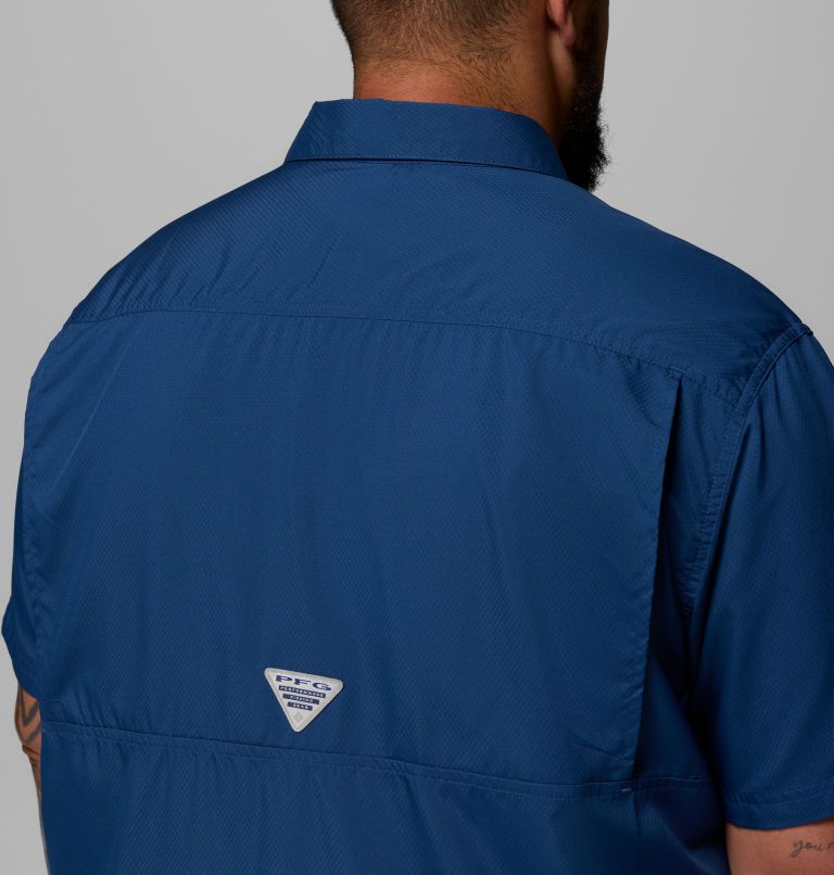 Men’s PFG Slack Tide Camp Shirt - Big, Color: Carbon, image 7