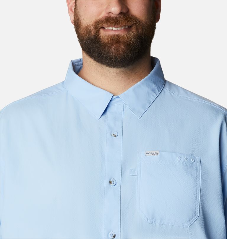 Men’s PFG Slack Tide Camp Shirt - Big, Color: Sail, image 4