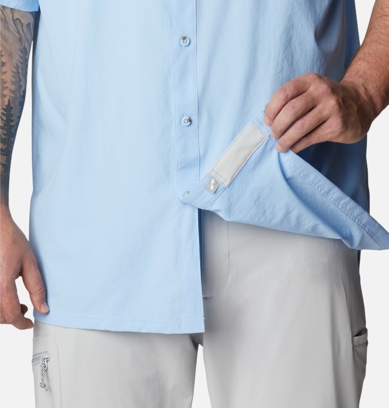 Men’s PFG Slack Tide Camp Shirt - Big, Color: Sail, image 6