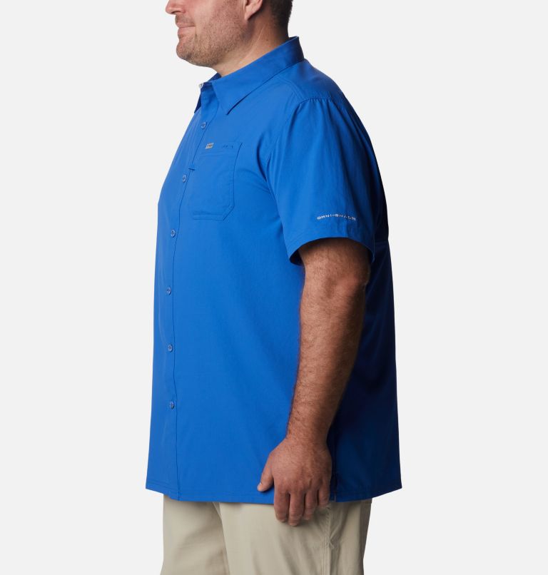 Thumbnail: Men’s PFG Slack Tide Camp Shirt - Big, Color: Vivid Blue, image 3