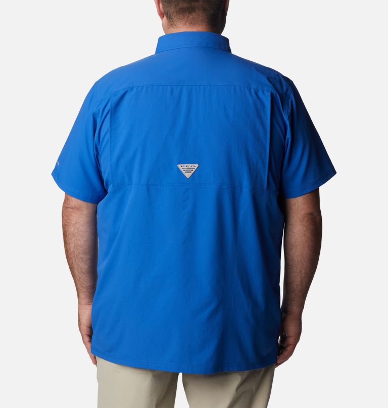 Thumbnail: Men’s PFG Slack Tide Camp Shirt - Big, Color: Vivid Blue, image 2