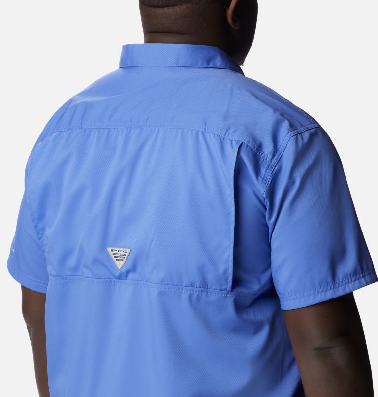 Men’s PFG Slack Tide Camp Shirt - Big, Color: Violet Sea, image 5