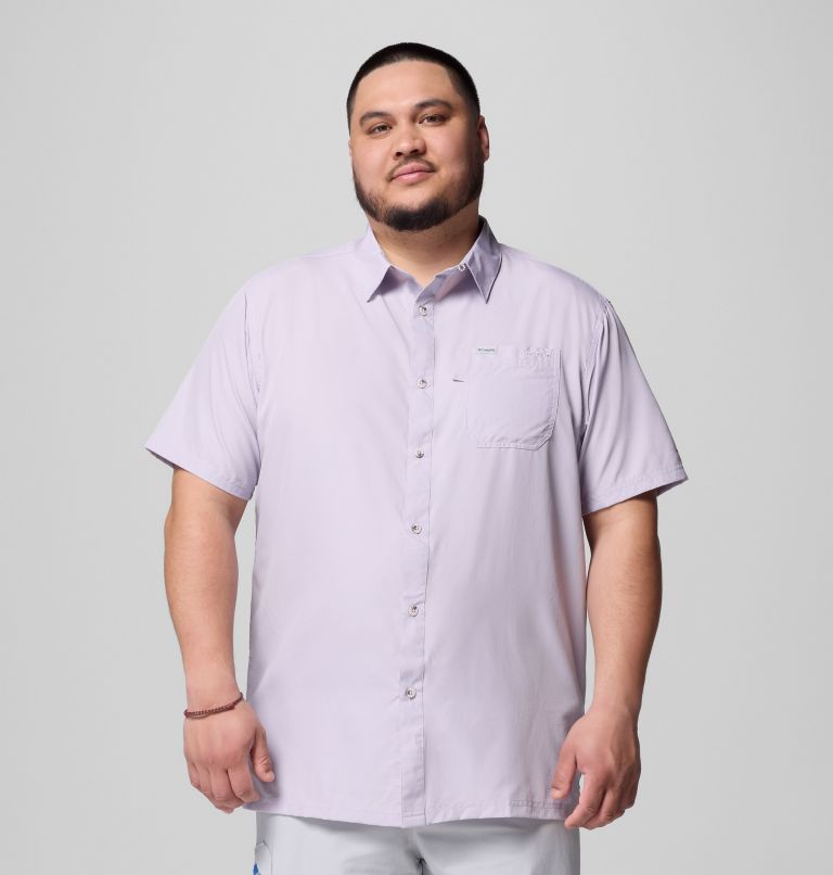 Men’s PFG Slack Tide Camp Shirt - Big, Color: Lavender Pearl, image 1