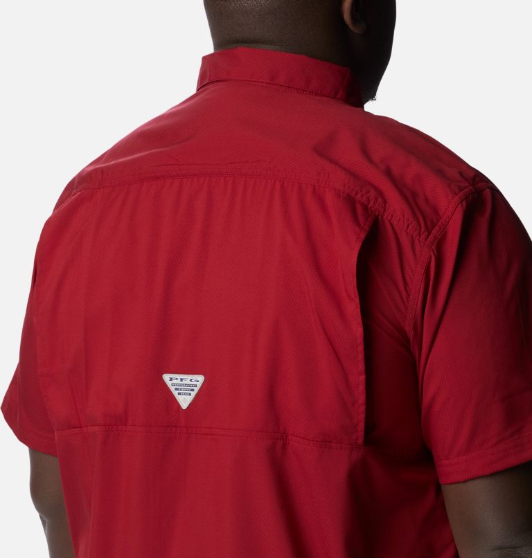 Men’s PFG Slack Tide Camp Shirt - Big, Color: Beet, image 5