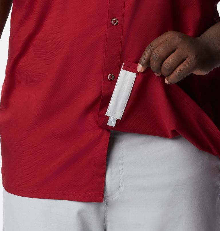 Men’s PFG Slack Tide Camp Shirt - Big, Color: Beet, image 6