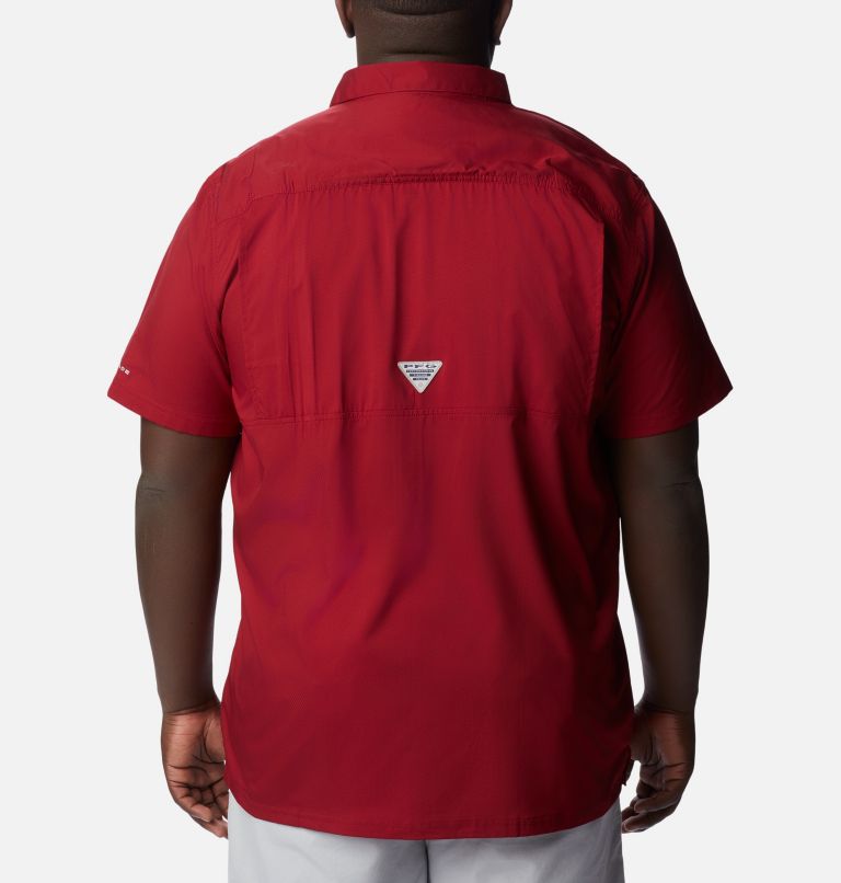 Men’s PFG Slack Tide Camp Shirt - Big, Color: Beet, image 2